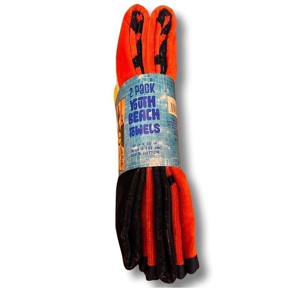 Loftex Set of 2 Youth Beach Towels Crab - Picture 6 of 8